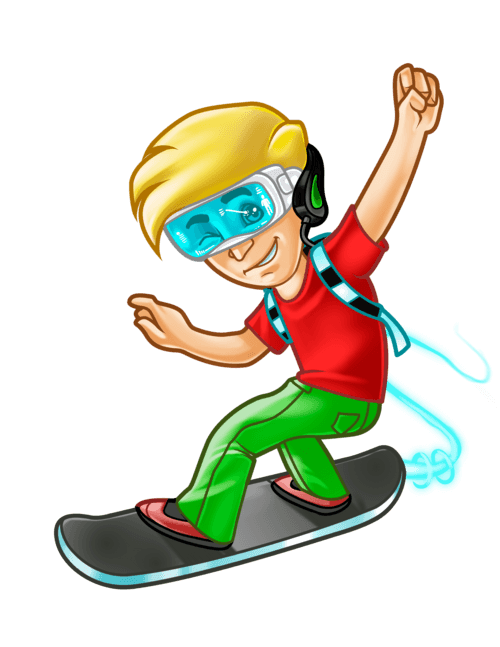 VR Eddie celebrating